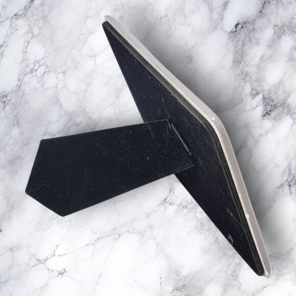 Y2K Style Lavender Oval Photo Frame Chunky Ceramic 9x7 Retro Pastel Decor - Picture 4 of 8